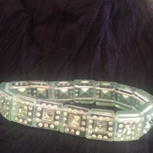 Lucite Bracelet in pale green
